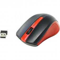 Мышь Oklick 485MW black/red optical (1200dpi) cordless USB (2but) 997828