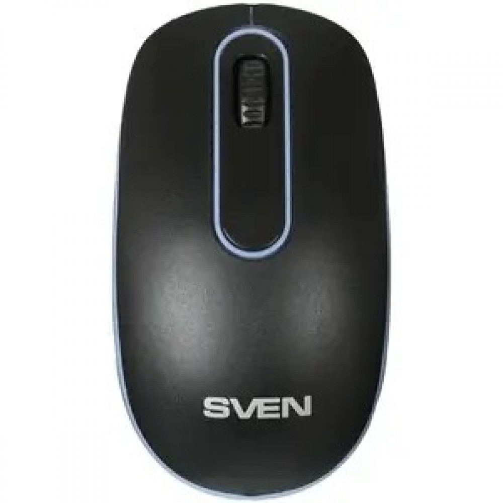 Мышь Мышь SVEN RX-90 чёрная (2+1кл., 1000 DPI, блист.)