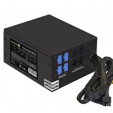 Блок питания Exegate EX292174RUS Блок питания 400W ExeGate 400PPX (ATX, APFC, КПД 80% (80 PLUS), 14cm fan, 24pin, (4+4)pin, PCIe, 5xSATA, 4xIDE, FDD, RTL, black)