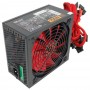 Блок питания Ginzzu PC700 14CM(Red) 80+ black,APFC,24+4p,2 PCI-E(6+2), 7*SATA, 4*IDE,оплетка, кабель питания,цветная коробка 