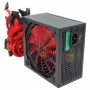 Блок питания Ginzzu PC800 14CM(Red) 80+ black,APFC,24+4p,4 PCI-E(6+2), 7*SATA, 4*IDE,оплетка, кабель питания,цветная коробка