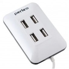 Контроллер Perfeo USB-HUB 4 Port, (PF-VI-H028 White) белый PF_4783