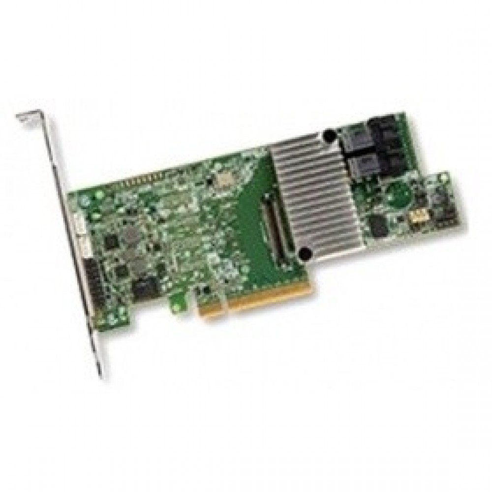 Контроллер LSI (LSI00462) MegaRAID SAS9361-8I (PCI-E 3.0 x8, LP) SGL SAS 12G, RAID 0,1,10,5,6, 8port (2*intSFF8643)  05-25420-17