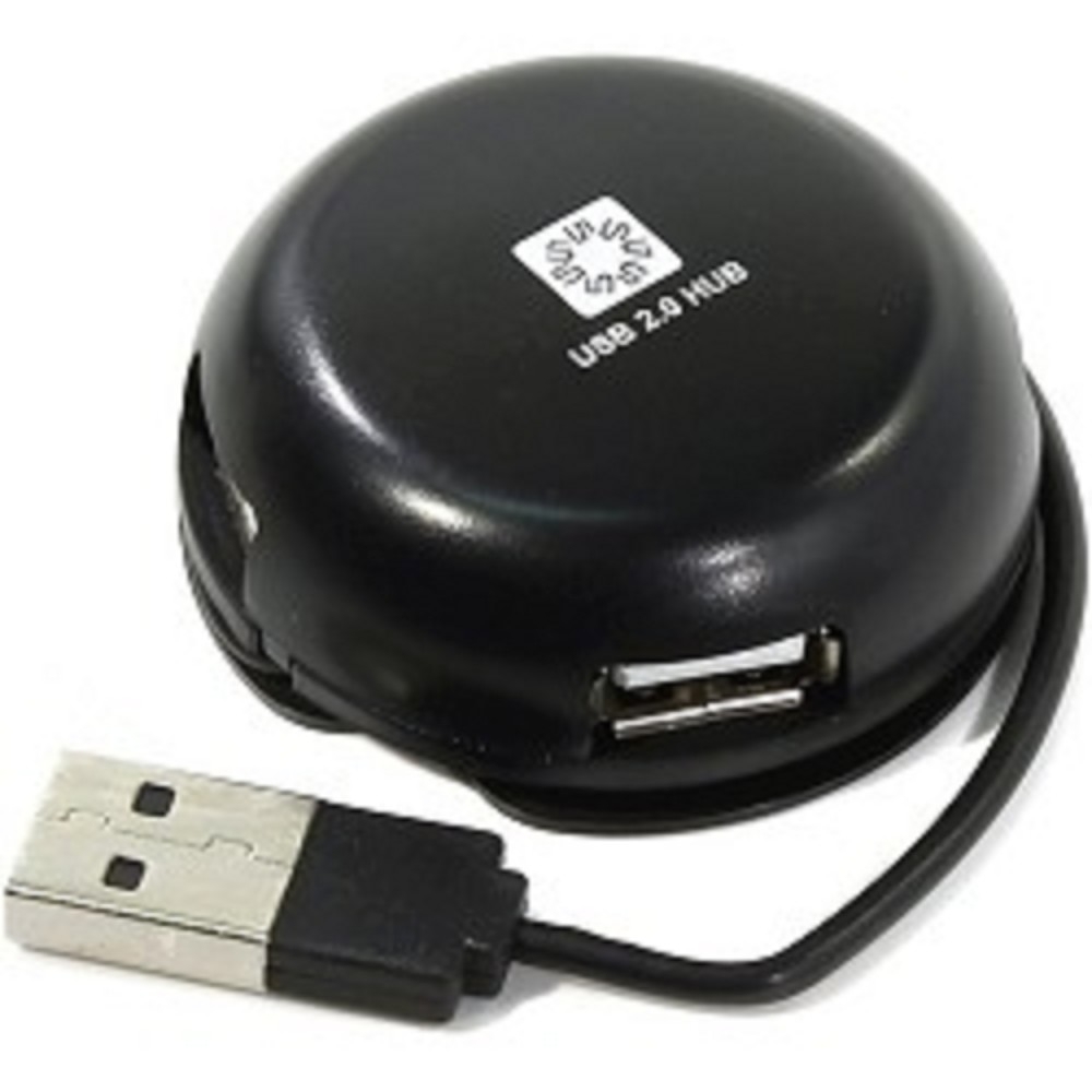 USB-концентраторы 5bites HB24-200BK Концентратор 4*USB2.0 / USB PLUG / BLACK