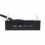 USB-концентраторы Exegate EX269460RUS Фронтальная панель U5H-614,  5.25