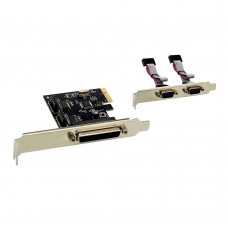 USB-концентраторы Exegate EX281226RUS Контроллер EXE-303 PCI-E, 2*COM port + 1*LPT (OEM)