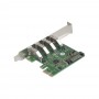 USB-концентраторы Exegate EX283716RUS Контроллер EXE-314 PCI-E 2.0, 4*USB3.0 ext, разъем доп.питания (OEM)