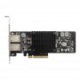 USB-концентраторы Exegate EX292507RUS Сетевой адаптер ExeGate EXE-X550-T2 (PCI-E x8 v3.0, порты 2xRJ45 (медные), 10Gb/s (10/5/2.5/1Gb/s, 100Mb/s), Server NIC Intel Chipset X550)