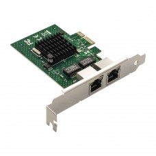 USB-концентраторы Exegate EX293452RUS Сетевой адаптер ExeGate EXE-BCM5720 (PCI-E x1 v2.0, порты 2xRJ45, 10/100/1000Mbps, Gigabit Chipset Broadcom BCM5720)