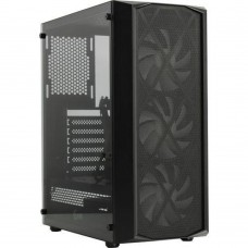 Корпус Powercase CMRMX-L3 Корпус Rhombus X3 Mesh LED, Tempered Glass, 3x 120mm 5-color fan, чёрный, ATX  (CMRMX-L3)
