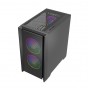 Корпус Powercase Alisio Micro Z3B ARGB, Tempered Glass, 3x 120mm ARGB fan, чёрный, mATX  (CAMZB-A3)