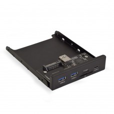 Рельсы для всех видов корпусов Exegate EX283578RUS Планка USB на переднюю панель ExeGate U3H-621, 3,5