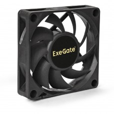 Вентиляторы Exegate EX283372RUS Вентилятор ExeGate EX07015H3PM, 70x70x15 мм, гидродинамический, 3pin+Molex, 3000RPM, 26dBA