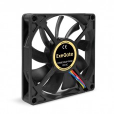 Вентиляторы Exegate EX295235RUS Вентилятор 12В DC ExeGate EX08015S4P-PWM (80x80x15 мм, Sleeve bearing (подшипник скольжения), 4pin, PWM, 25.5dBA)