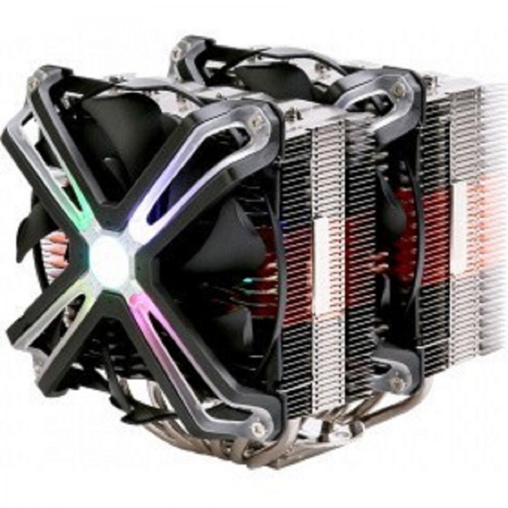 Вентилятор Cooler Zalman CNPS20X Soc-FM2+/AM2+/AM3+/AM4/1150/1151/1155/2011/ 4-pin 17-29dB Al+Cu 300W 1300gr LED Ret