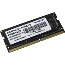 Модуль памяти Patriot DDR4 SODIMM 8GB PSD48G240081S PC4-19200, 2400MHz