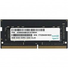 Модуль памяти Apacer DDR4 8GB 3200MHz SO-DIMM (PC4-25600) CL22 1.2V (Retail) 1024*8  3 years (AS08GGB32CSYBGH/ES.08G21.GSH)