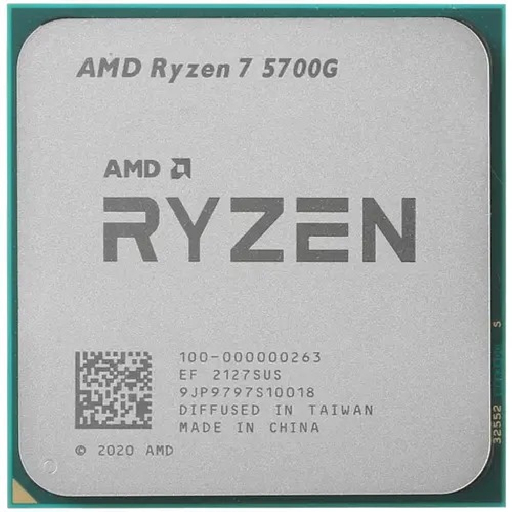 Процессор CPU AMD Ryzen 7 5700G OEM (100-000000263){3,80GHz, Turbo 4,60GHz, Vega 8 AM4}
