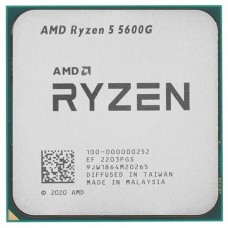 Процессор CPU AMD Ryzen 5 5600G OEM (100-000000252) {3,90GHz, Turbo 4,40GHz, Vega 7 AM4}