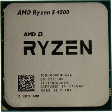Процессор CPU AMD Ryzen 5 4500 OEM (100-000000644) {3,60GHz, Turbo 4,10GHz, Without Graphics, L3 8Mb, TDP 65W, AM4}