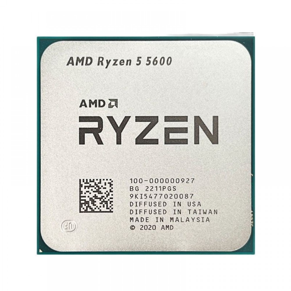 Процессор CPU AMD Ryzen 5 5600 OEM (100-000000927) { 3,50GHz, Turbo 4,40GHz, Without Graphics AM4}