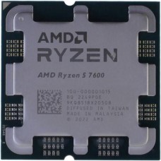Процессор CPU AMD Ryzen 5 7600 (100-000001015) {Raphael, 6C/12T, 3.8/5.1GHz, 32MB, 65W} OEM