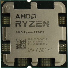 Процессор CPU AMD Ryzen 5 7500F OEM (100-000000597) {Base 3,70GHz, Turbo 5,00GHz, without graphics, L3 32Mb, TDP 65W, AM5}