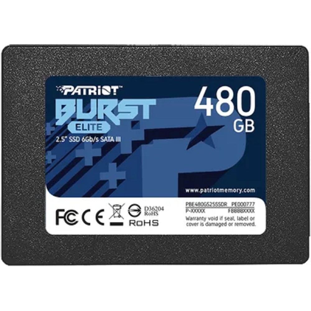 носитель информации Patriot SSD 480Gb Burst Elite PBE480GS25SSDR {SATA 3.0}