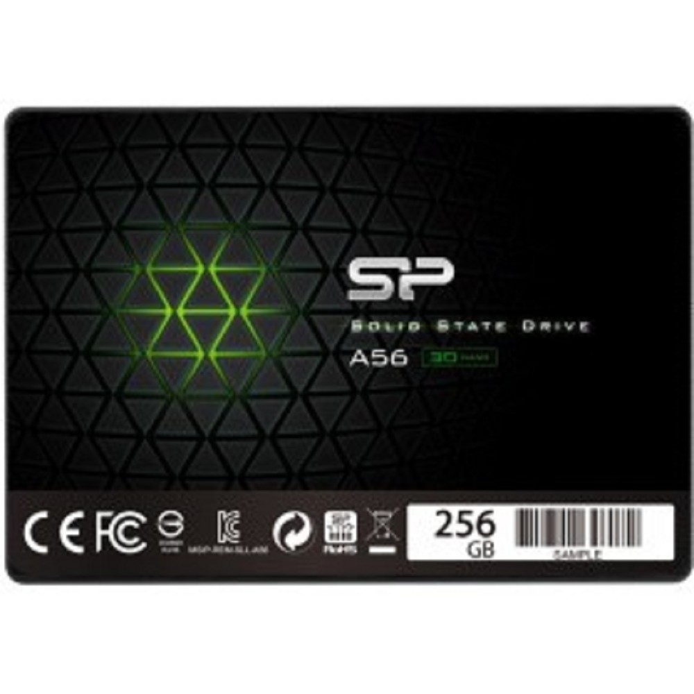 накопитель Silicon Power SSD 256Gb A56 SP256GBSS3A56B25 {SATA3.0, 7mm}