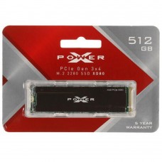 накопитель Silicon Power SSD 512Gb XD80 SP512GBP34XD8005, M.2 2280, PCI-E x4, NVMe
