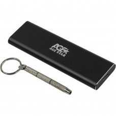 Контейнер для HDD AgeStar 31UBNV1C (GRAY) USB 3.1 Type-C  Внешний корпус M.2 NVME (M-key)  AgeStar 31UBNV1C (GRAY), алюминий, черный 17310