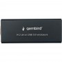 Контейнер для HDD Gembird EEM2-SATA-1 Внешний корпус USB 3.0 для M2 SATA порт MicroB, металл, черный