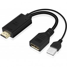 Аксессуар к ноутбуку KS-is KS-501 Адаптер HDMI M + USB Type A M на DisplayPort F