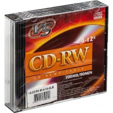 Диск VS CD-RW 80 4-12x SL/5 (VSCDRWSL501)