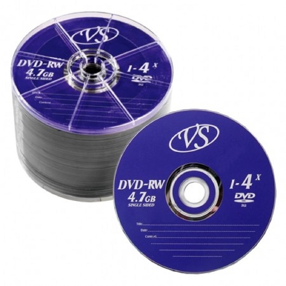 Диск Диски VS DVD-RW 4,7 GB 4x Bulk/50 