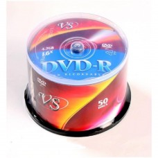 Диск Диски VS DVD-R 4,7 GB 16x CB/50 (VSDVDRCB5001)