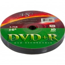 Диск Диски VS DVD+R 4,7 GB 16x Shrink/10