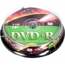 Диск Диски VS DVD+R 4,7 GB 16x CB/10 Ink Print (620557)
