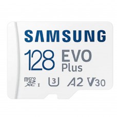 Карта памяти  Micro SecureDigital 128GB Samsung MB-MC128KA/RU/EU/CN/KR EVO PLUS + adapter, Class10
