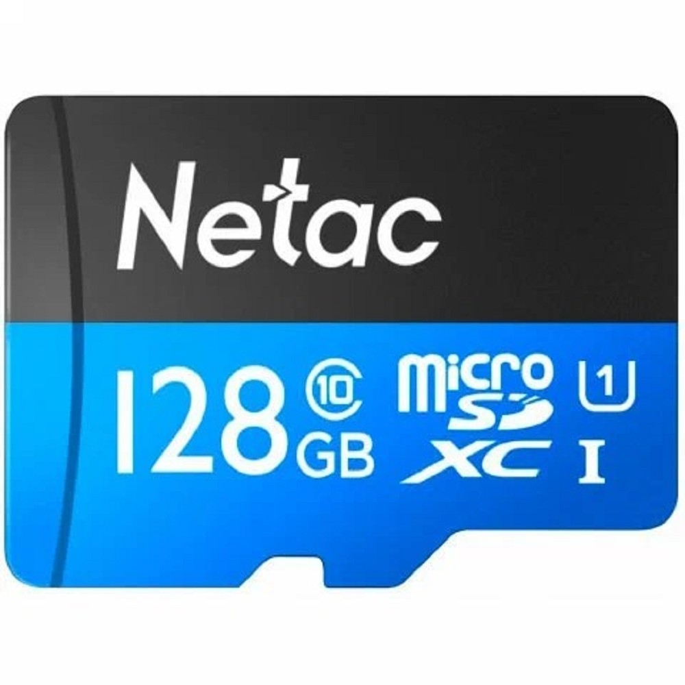 Карта памяти  Micro SecureDigital 128GB Netac microSDHC Class10 NT02P500STN-128G-R P500 + adapter