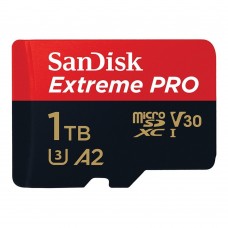 Карта памяти  Micro SecureDigital 1TB SanDisk Extreme Pro microSD UHS I Card for 4K Video on Smartphones, Action Cams & Drones 200MB/s Read, 140MB/s Write, Lifetime Warranty (SDSQXCD-1T00-GN6MA)