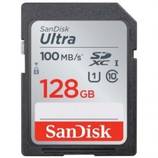 Карта памяти  SecureDigital 128GB SanDisk SDHC Class10  (SDSDUNR-128G-GN3IN)