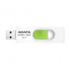 Носитель информации A-DATA Flash Drive 32GB  <AUV320-32G-RWHGN> UV320, USB 3.2, белый/зеленый