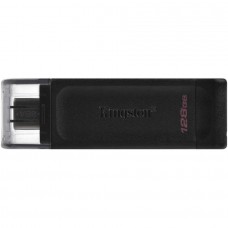 Носитель информации Kingston USB Drive 128Gb DataTraveler 70 Type-C DT70/128GB USB3.0 черный