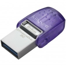 Носитель информации Kingston USB Drive 64GB DataTraveler DTDUO3CG3/64GB  DataTraveler microDuo 3C , USB3.0 фиолетовый