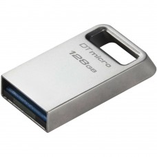 Носитель информации Kingston USB Drive 128GB DataTraveler Micro  USB3.0, серебристый dtmc3g2/128gb