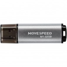 носитель информации Move Speed USB 32GB серебро (M1-32G) (174288)