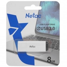 Носитель информации Netac USB Drive 8GB U185 NT03U185N-008G-20WH USB2.0 белый