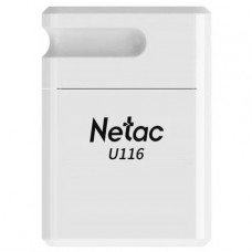 Носитель информации Netac USB Drive 128GB  U116 128Gb <NT03U116N-128G-30WH>, USB3.0, миниатюрная пластиковая белая