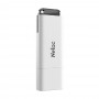 Носитель информации Netac USB Drive 64GB U185 <NT03U185N-064G-20WH>, USB2.0, с колпачком, пластиковая белая